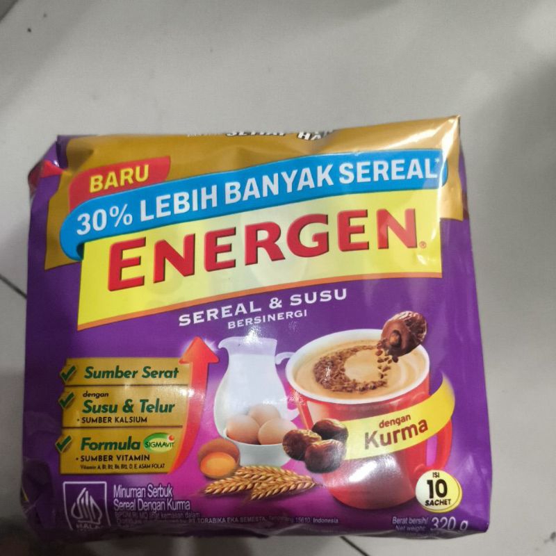 

Energen Sereal kurma 10 sachet