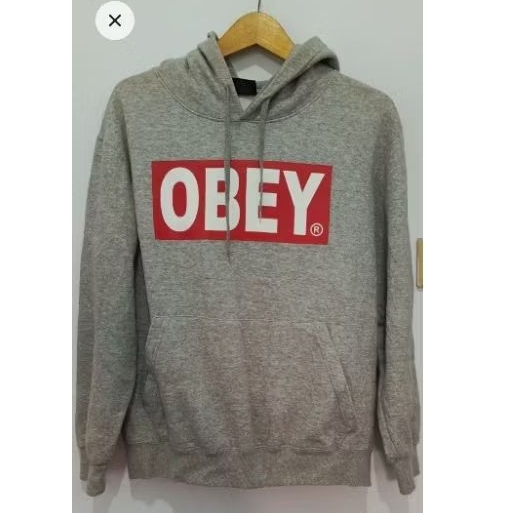 Hoodie Obey second, Obey hoodie original bal