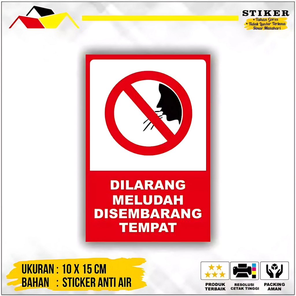 

STIKER DILARANG MEMBUANG SEMBARANGAN