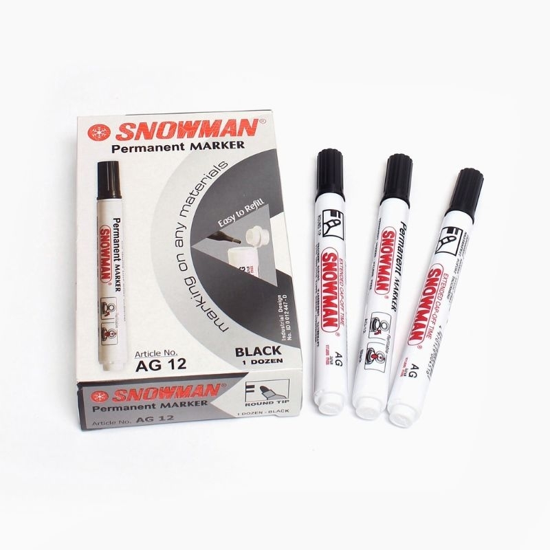 

SPIDOL SNOWMAN PERMANENT MARKER / ECER 1 PCS