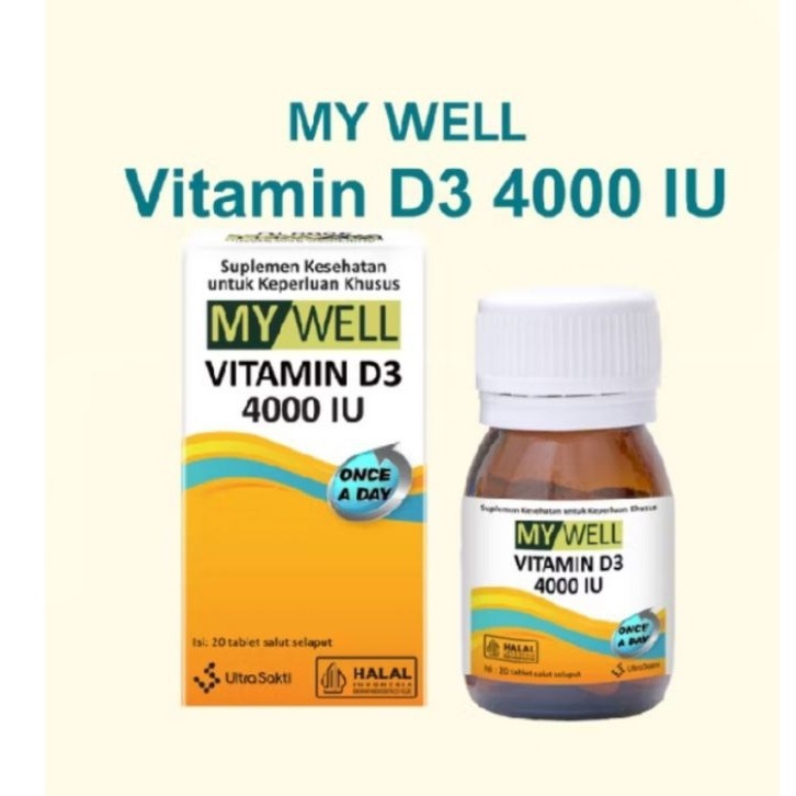 MYWELL D3 4000 IU BOTOL