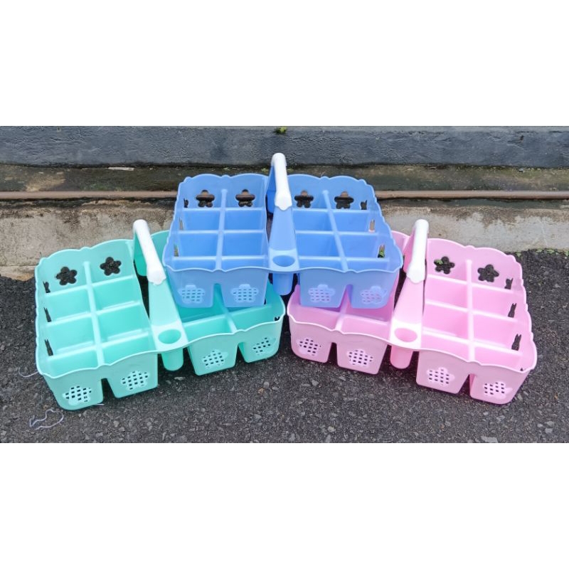 RAK AQUA GELAS 12 & 16 LUBANG TEMPAT GELAS PLASTIK MINERAL