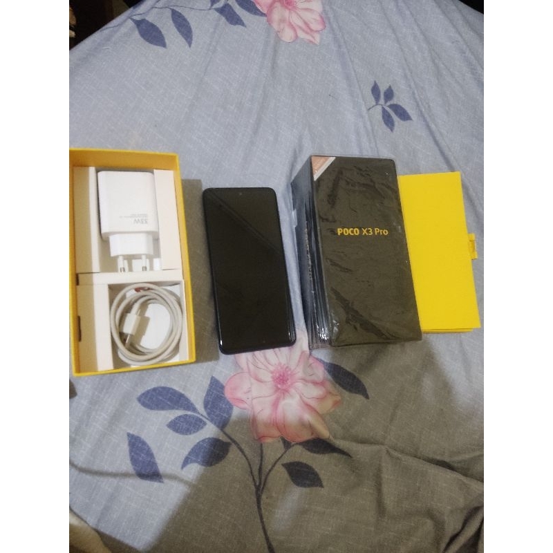 Xiaomi Poco x3 pro 8/256 normal terpasang garskin, layar ori lancar semua, layar masih mulus, fast r