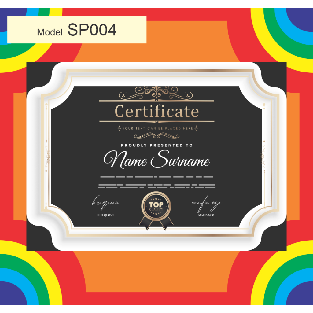 

SERTIFIKAT / PIAGAM PENGHARGAAN CUSTOM MURAH
