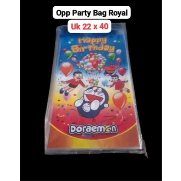 

Opp Party Bag Royal/Plastik Snack Ulang Tahun Karakter/Plastik Souvenir Goodie Bag Snack/isi 10pcs