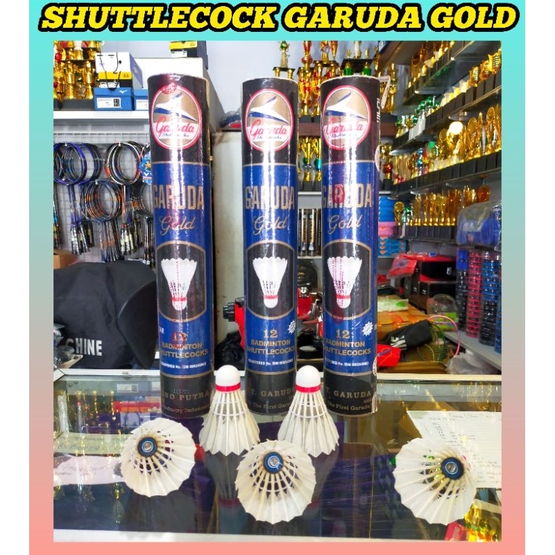 SHUTTLECOCK GARUDA GOLD BIRU
