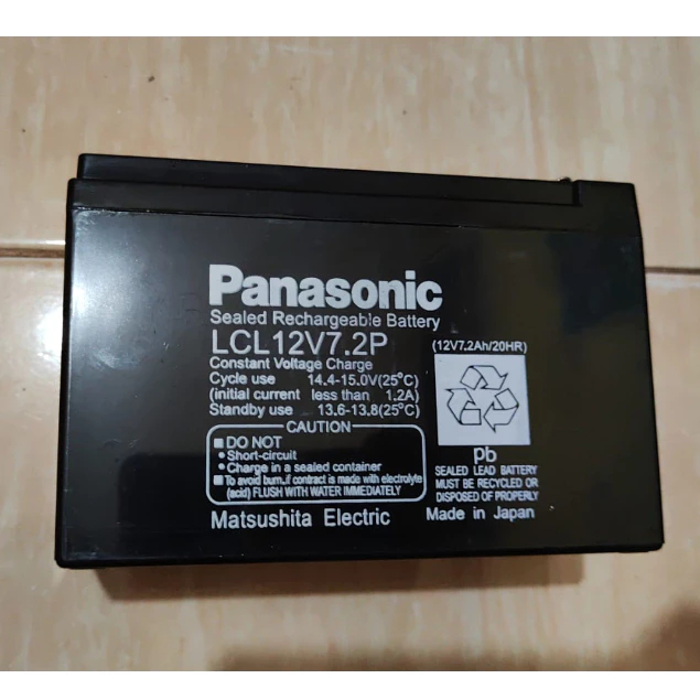 Baterai UPS Panasonic 7 AH - 12V