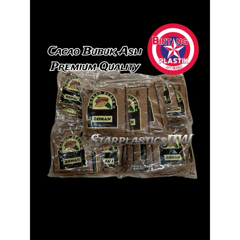 

BEST QUALITY!! Bubuk Coklat ROMAN CACAO Murni / COCOA / KUE / Minuman 35 gram SNI HALAL