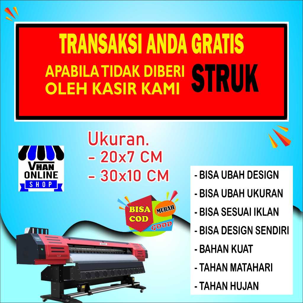 

Cetak Stiker Request Tulisan Bahan Tahan Air Merah