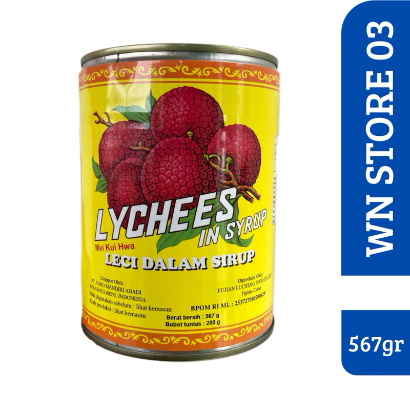 

Leci Kaleng MKH ~ Mei Kui Hwa lychees 567gr