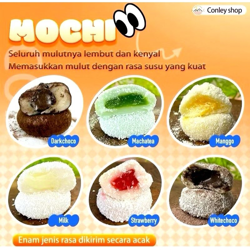 

Mochi Conley / kue Mochi Virall 30gr Enak