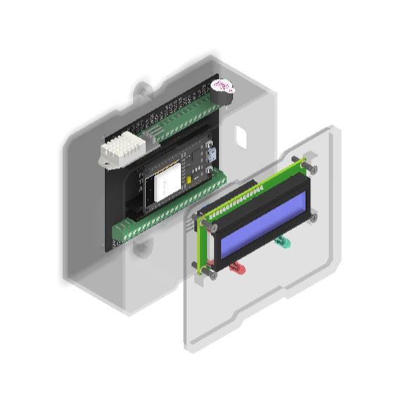 Case ESP32-S3 TERMINAL ADAPTER LCD 1602 I2C LED 5mm DHT22 Buzzer