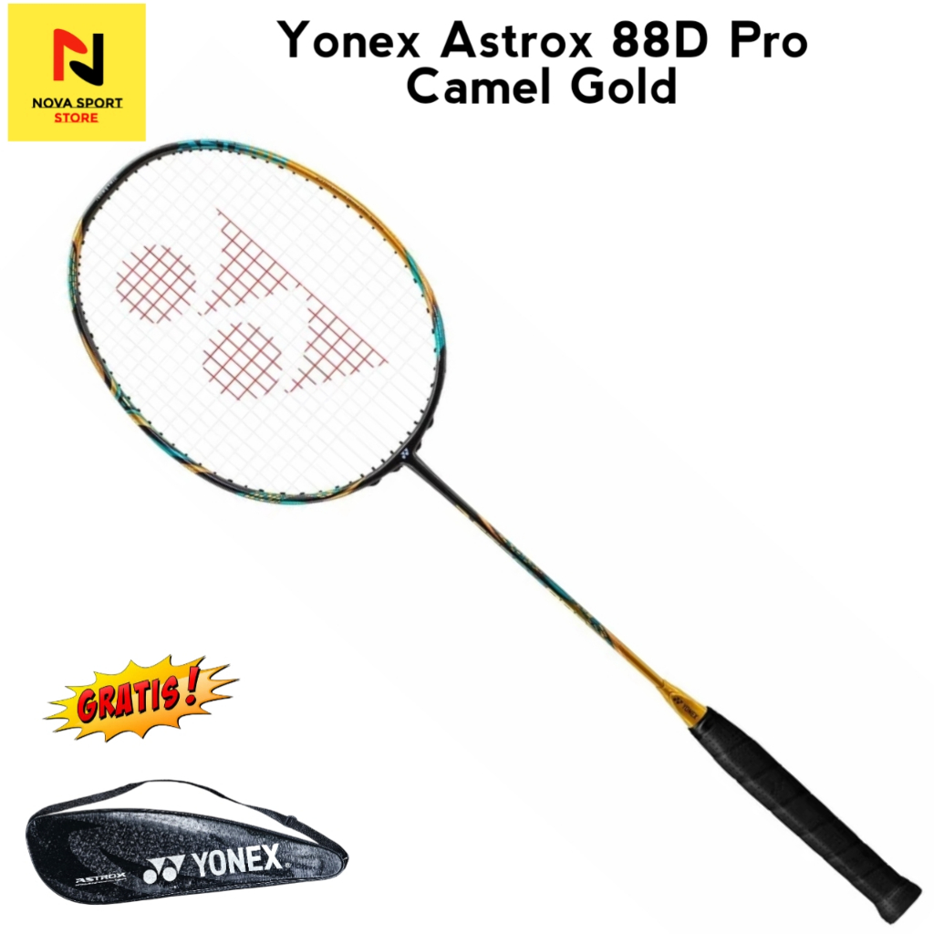 Yonex Raket Badminton Astrox 88D Pro Camel Gold