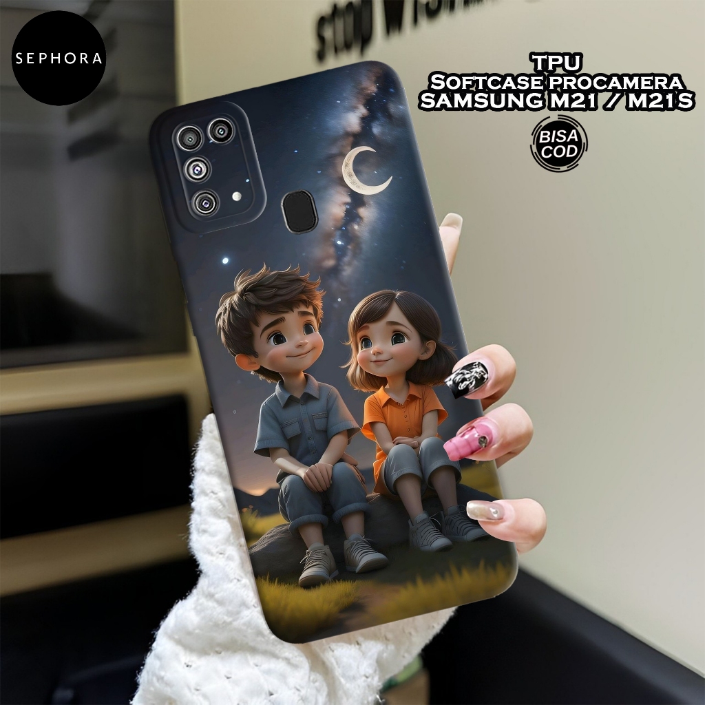 Case Samsung M21 / M21s Terbaru - Fashion Case Cartoon - Softcase Samsung M21 / M21s - Case Pro Came