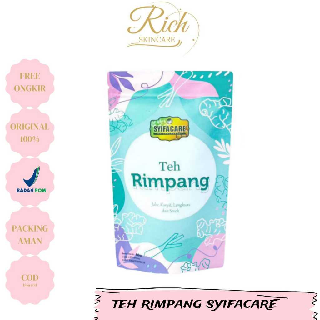 

Teh Rimpang BPOM Syifacare | Minuman Rempah ala JSR | Teh Diet Detox | Pelangsing Herbal | Imunitas