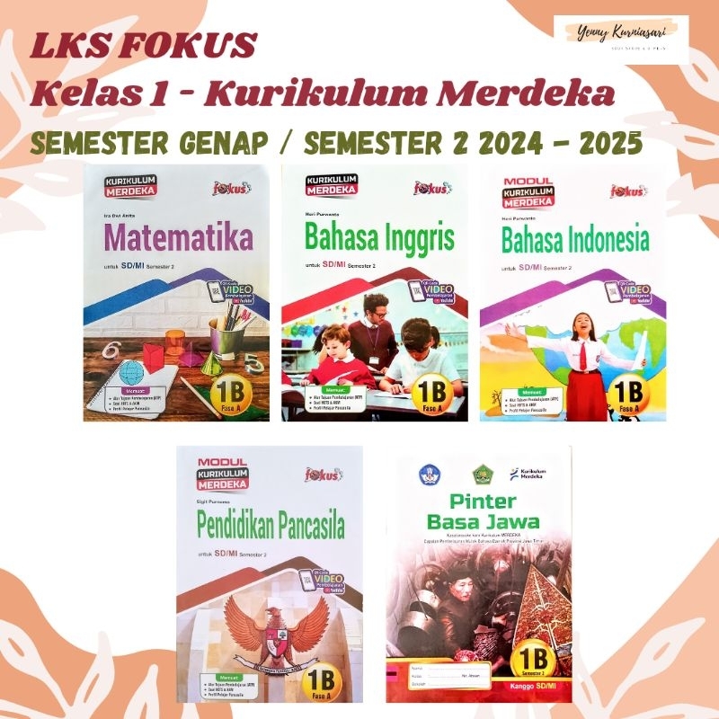 LKS Fokus Kurikulum Merdeka Kelas 1 SD