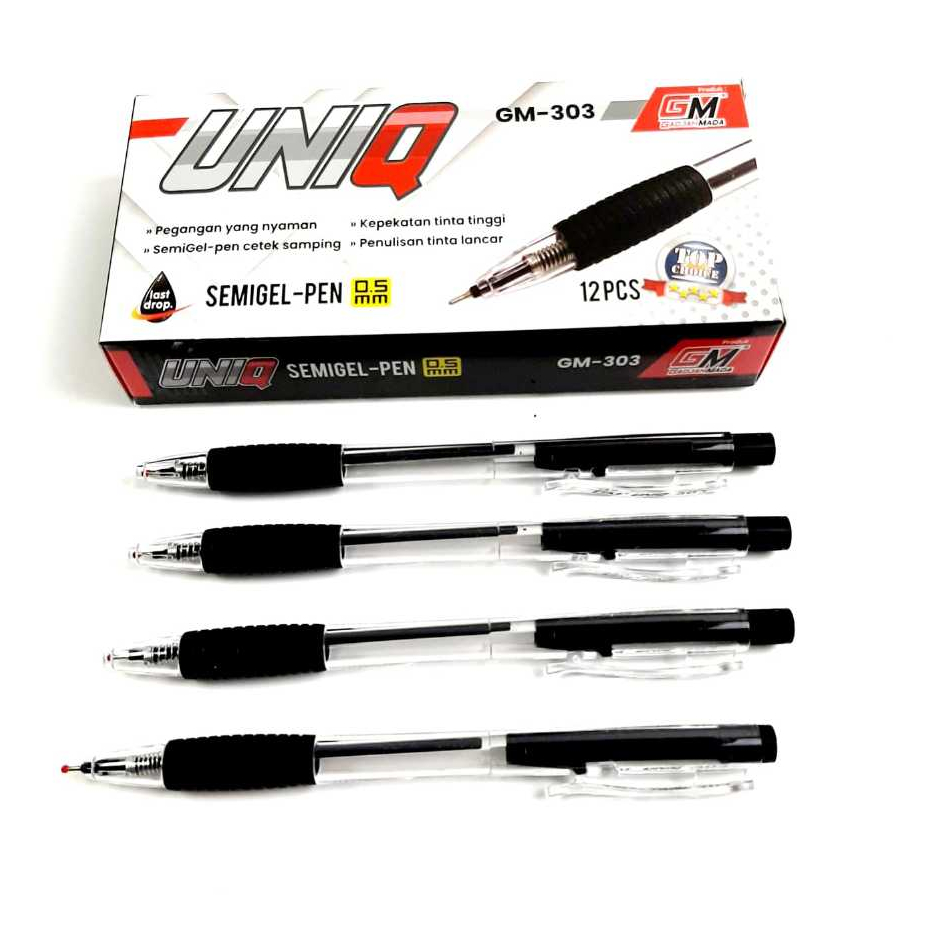 

Harga Grosir (1Dus/12kotak/144pcs ) Pulpen semigel-pen GM-303