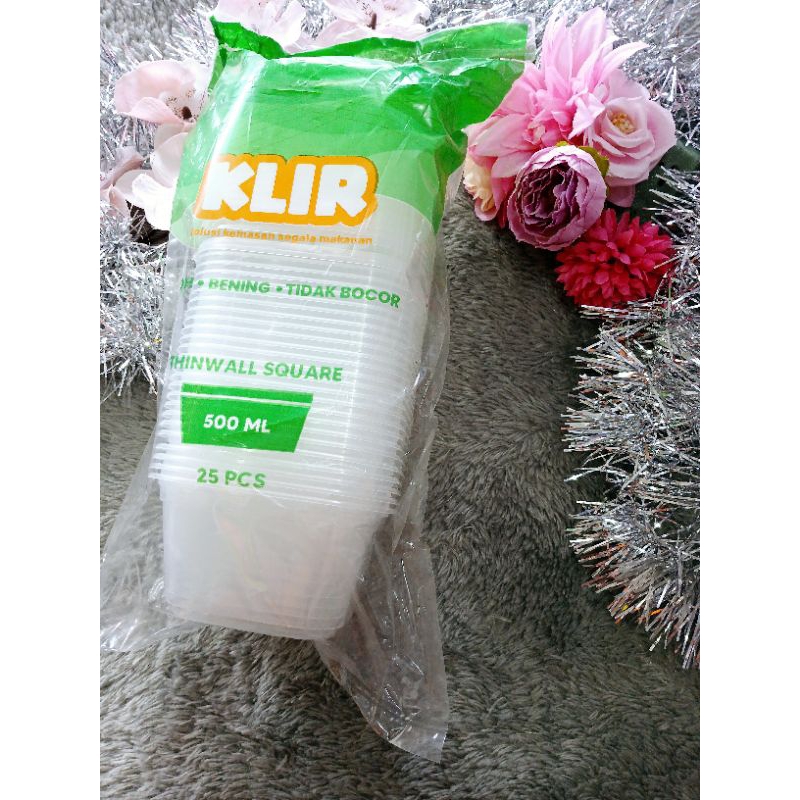 Thinwall Klir Square 500ml