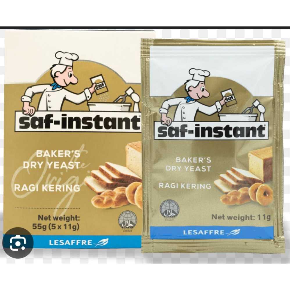 

Ragi SAF Instant 1PACK isi 4sachet Yeast Roti Donat