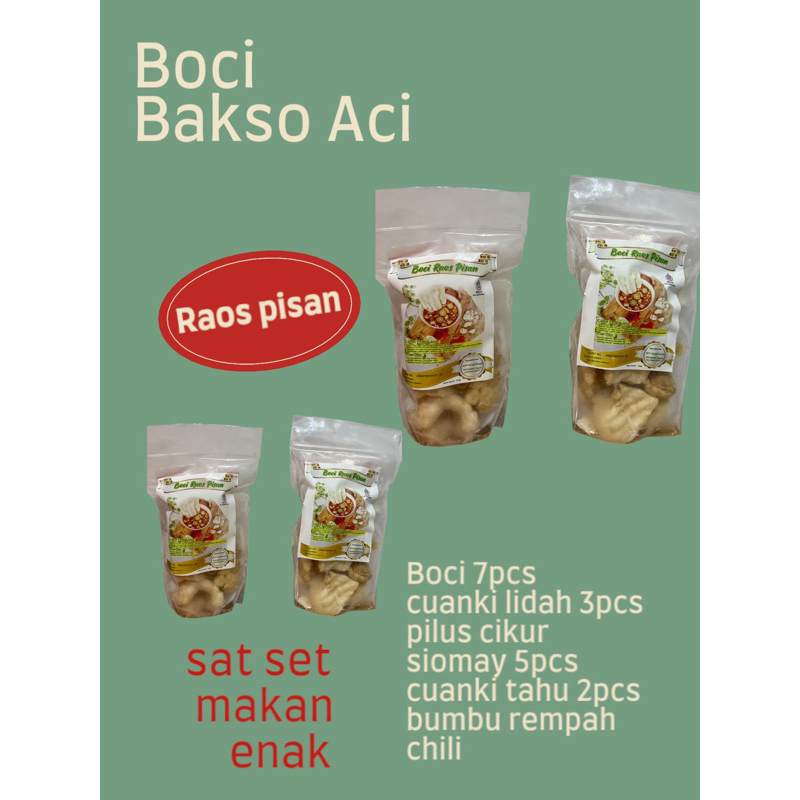 

Boci Bakso Aci Raso Pisan