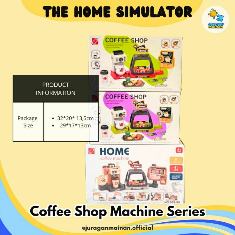 mesin kasir kopi shop, & dapur mini BEIBE GOOD Mini Kitchen & INBEALY Dream Kitchen Mainan Anak Anak