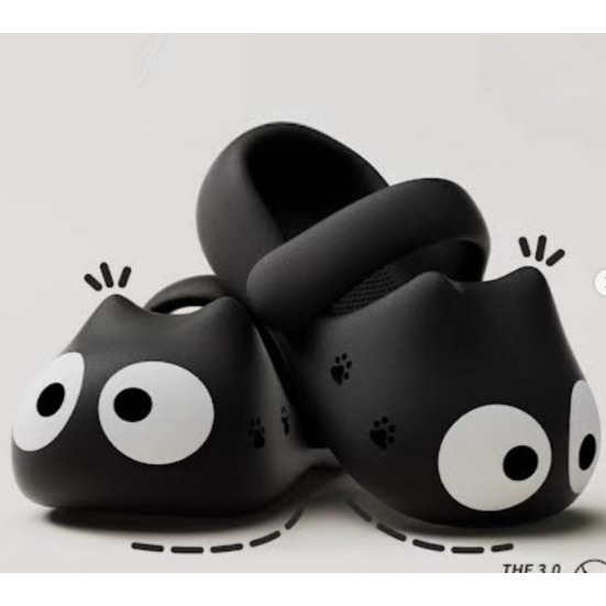 DERPY CAT FACE SANDALS