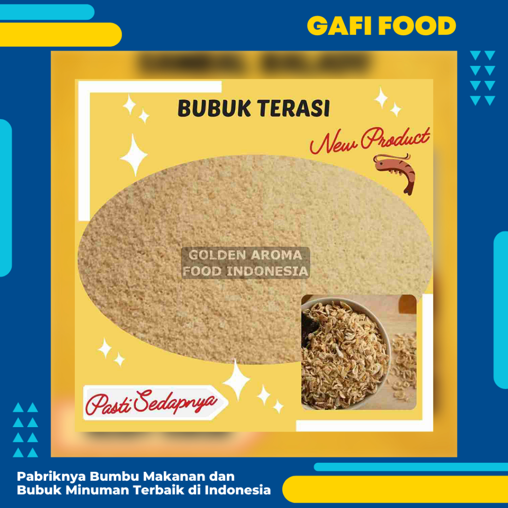 

Bumbu Terasi Bubuk Powder 1Kg Terasi Udang Asli Kualitas Ekspor Tanpa Pewarna Pengawet Halal