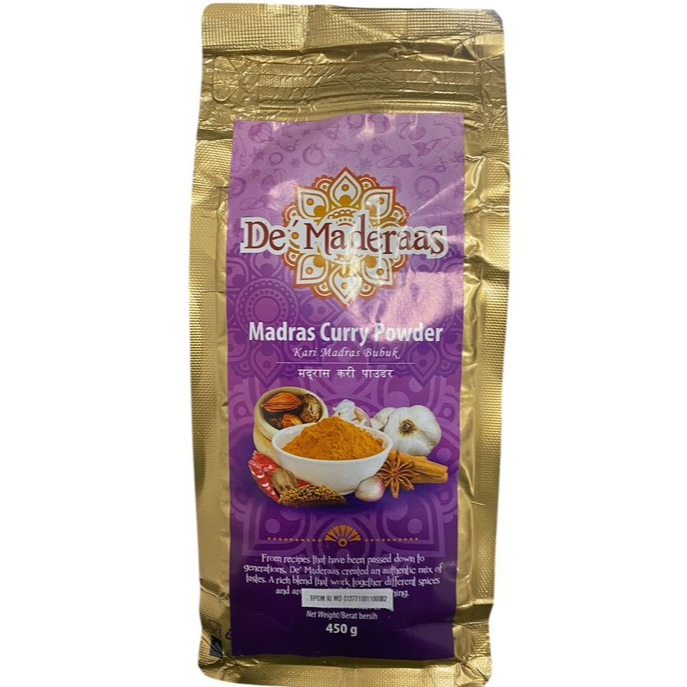 

Madras Curry Powder De Maderaas 450 Gram / Bumbu Kari Bubuk / Kari Madras Bubuk