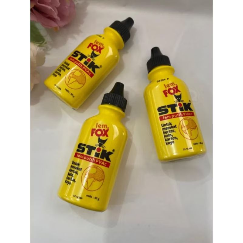 

Lem Fox Stik Lem Putih PVC 60g