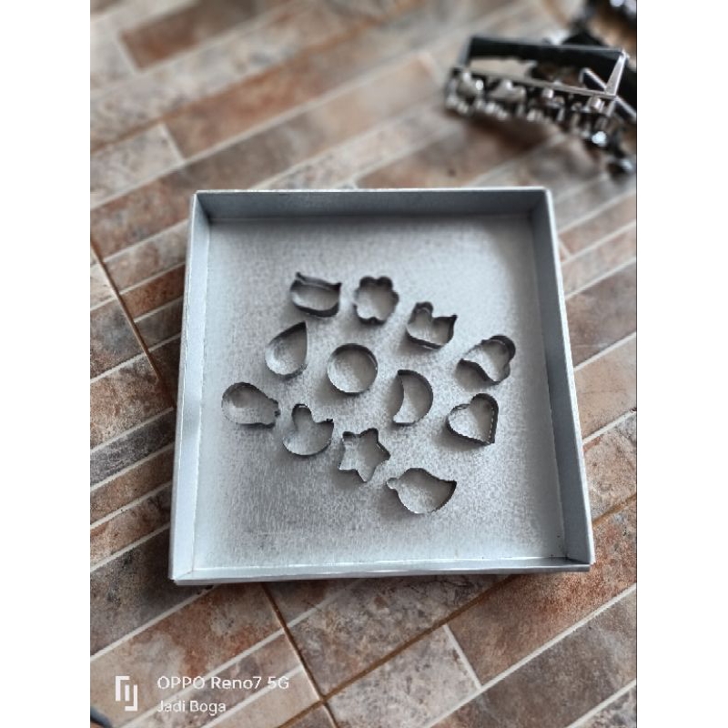 Loyang Cetakan Kue Kering 1 Set Cetakan Kue Kering 12 Karakter| Loyang Kue Kering | Grosir 1 Set Loy