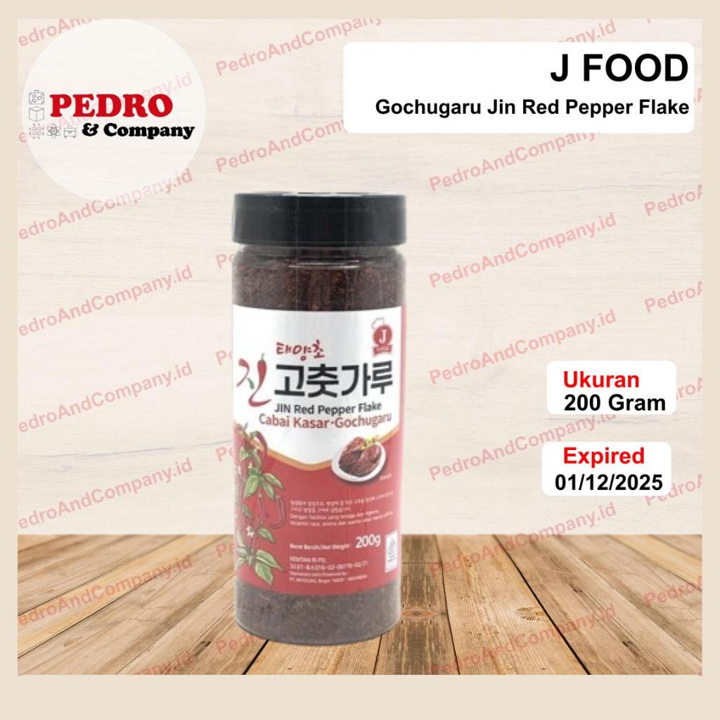 

J food GOCHUGARU JIN Red Pepper FLAKE 200 gram cabai taburan