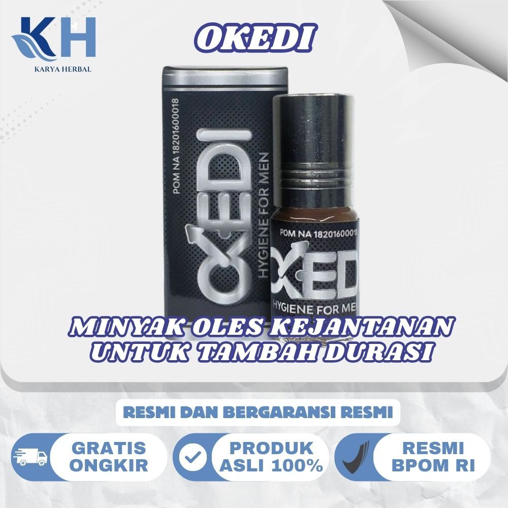 Minyak Oles Pria Kuat Tahan Lama Berhubungan Original 100% BPOM OKEDI