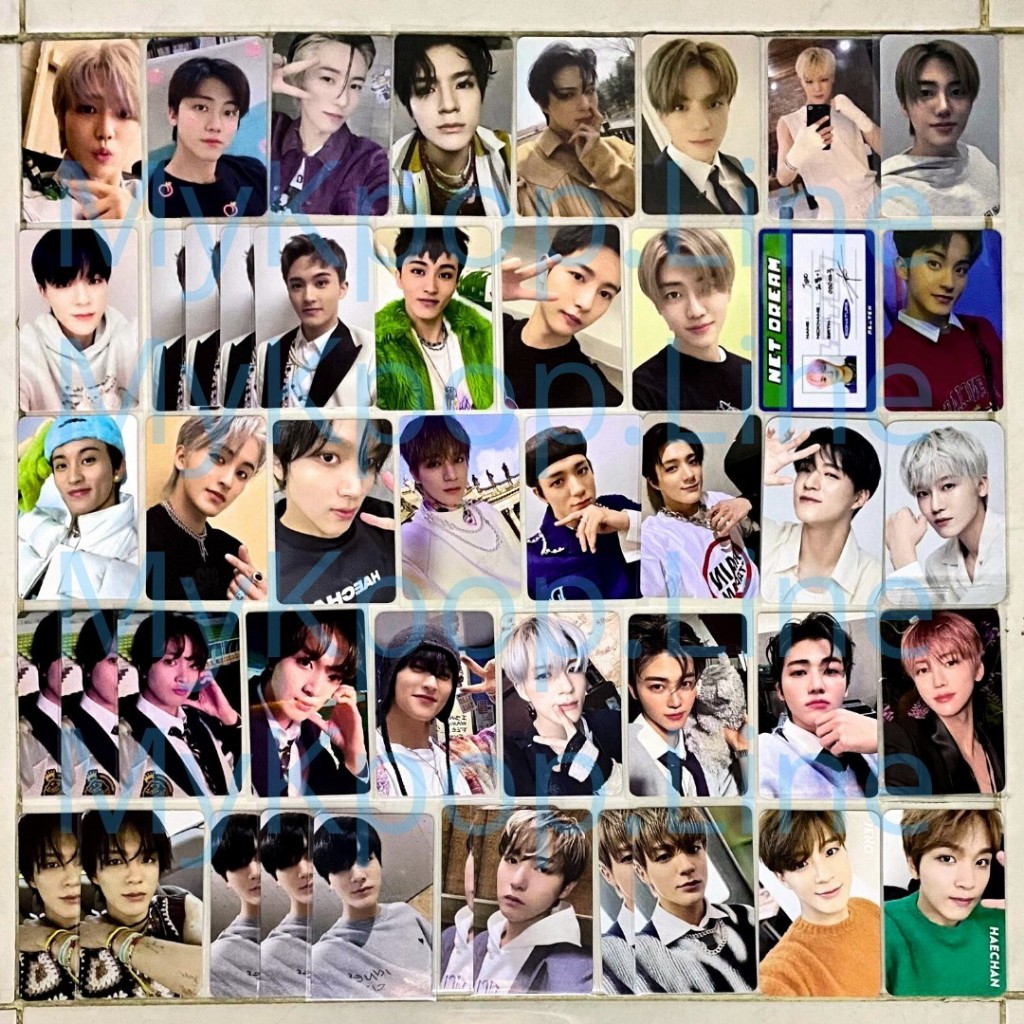 PC POB NCT Dream Dicon Jaemin Jeno Haechan Mark Renjun Hologram Photocard MD Boneka ISTJ Mernel HF