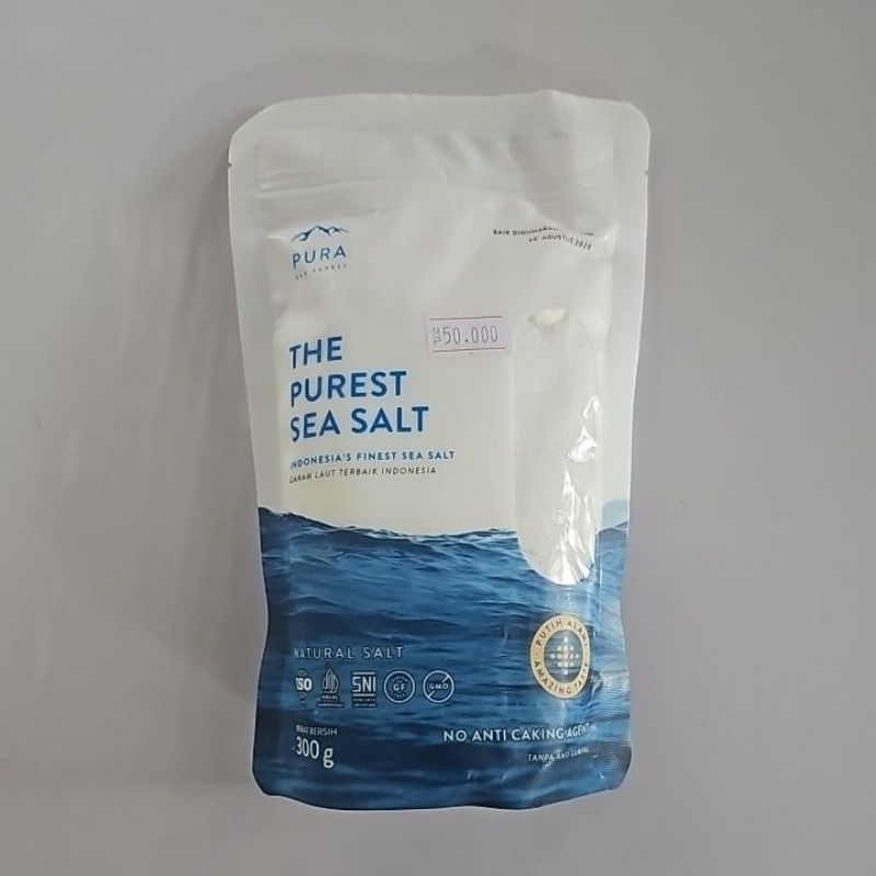 

Pura Sea Salt Fine (300gr) - Garam Laut Halus - Garam Organik - Garam Natural - Garam Murni