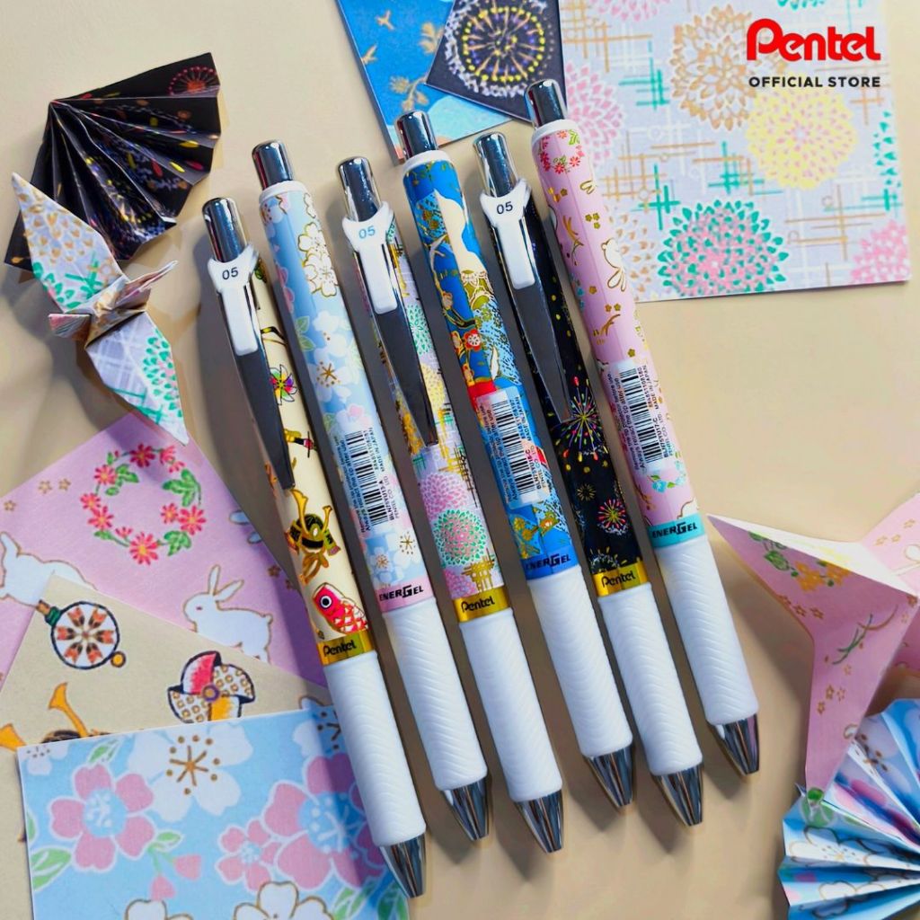 

ENERGEL YUZEN 3rd MOTIF TERBARU 2024 PEN GEL (black ink 0.5MM) | Beli 2 Energel Pen Varian Apapun GRATIS 1 Energel Pen Random Sesuai Stok