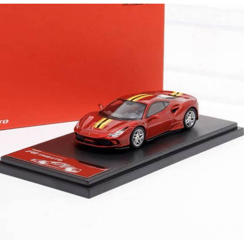 XF - 64 Ferrari F8 Tributo Red with Yellow Black Stripes