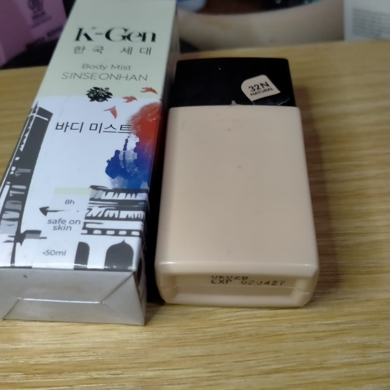 Preloved bodymist inoku FREE foundation OMG Shade Natural