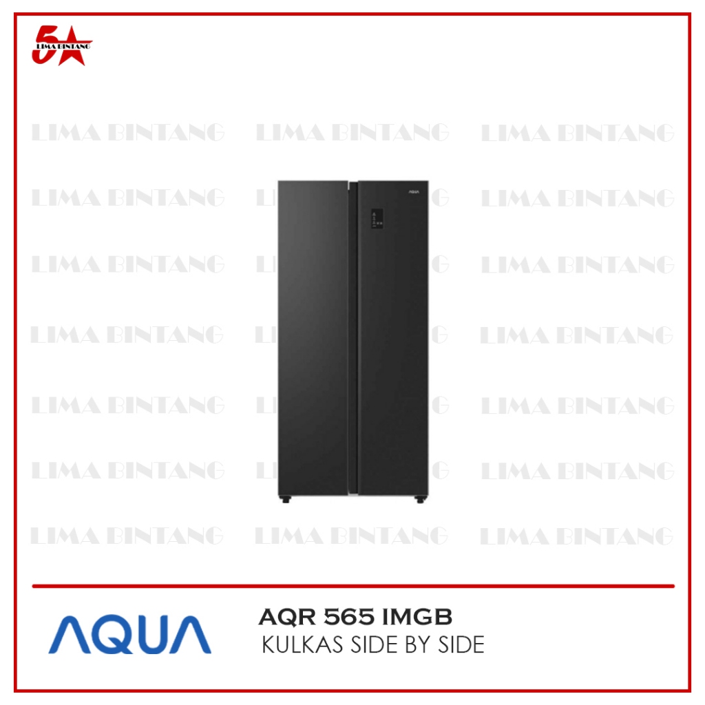 KULKAS 2 PINTU SIDE BY SIDE MULTIDOOR AQUA AQR-565IM AQR 565 IM