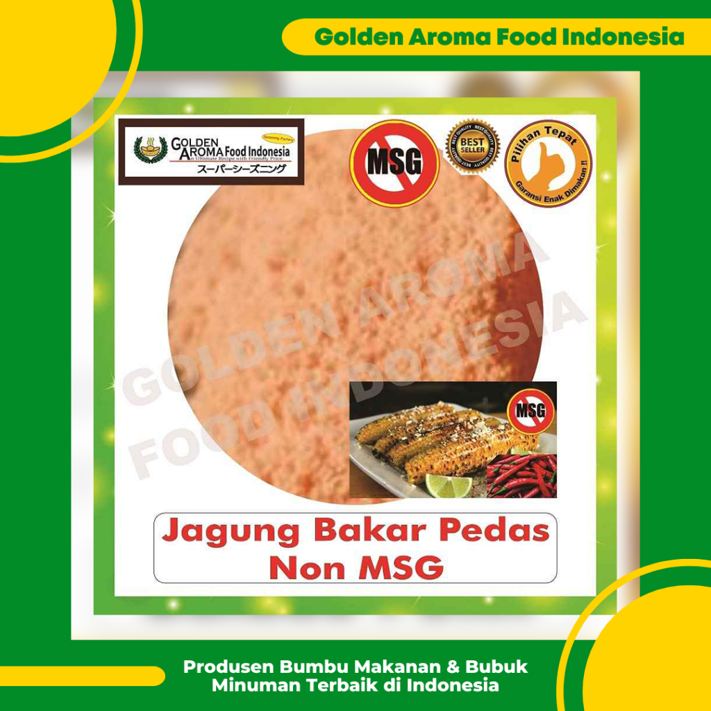 

Bumbu Tabur Rasa Jagung Bakar Pedas Non MSG 1 Kg Jual Bubuk Tabur Jagung Bakar Pedas No MSG GAFI