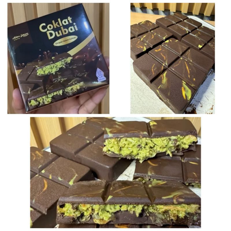 

Coklat Dubai Kunafa Kotak Hitam Premium