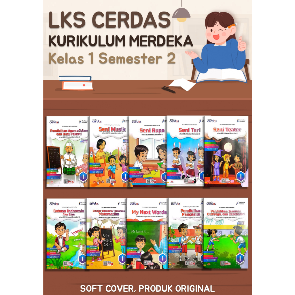 LKS Cerdas untuk Kelas 1 Semester 2 Kurikulum Merdeka (PT Warna Mukti Grafika) (2024)