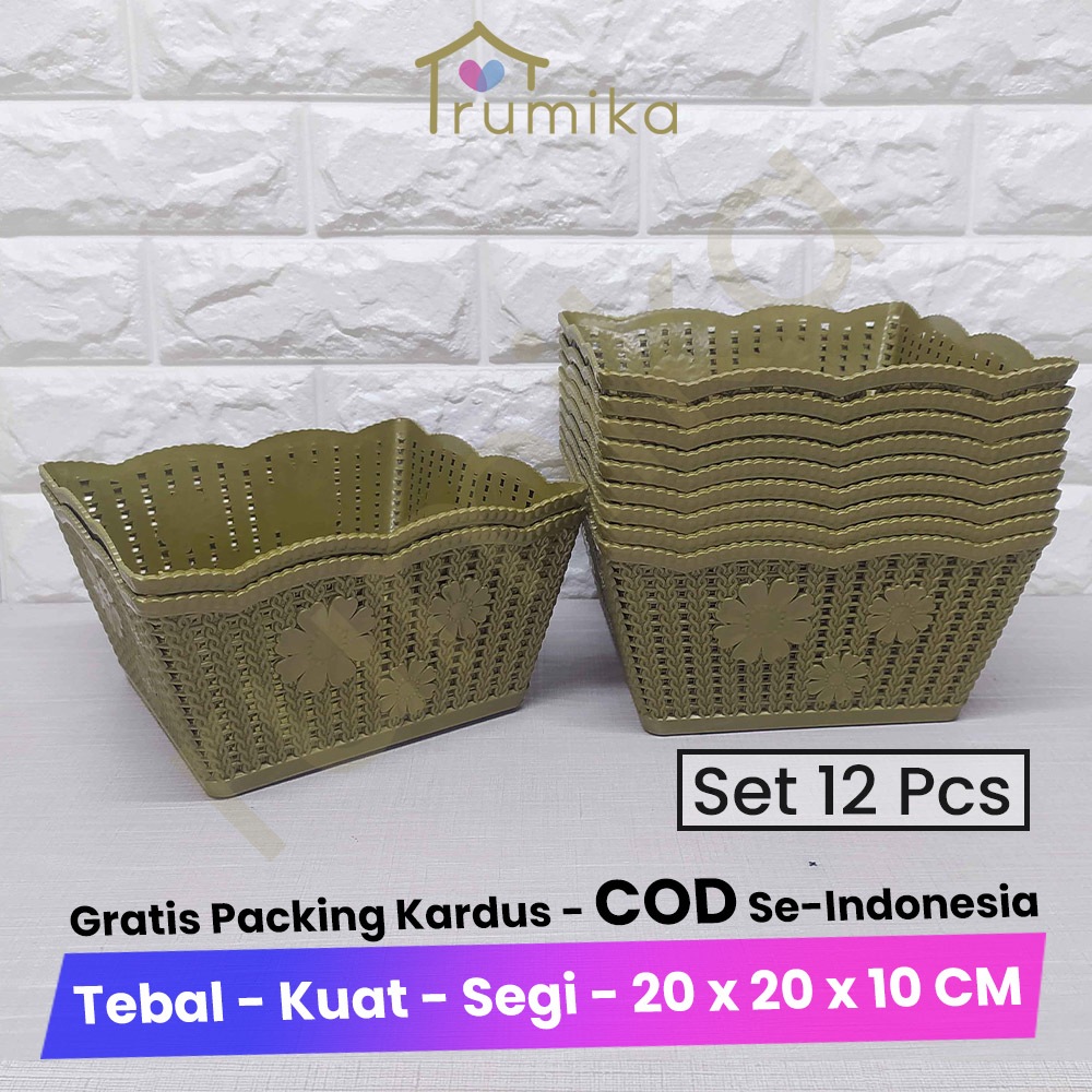 [LUSIN] Keranjang Buah / Keranjang Segi Serbaguna - Keranjang Dinda