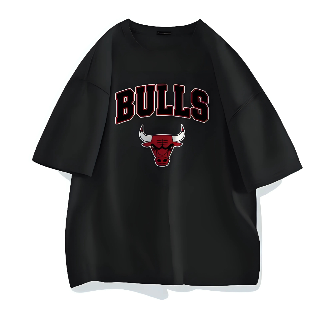 kaos OVERSIZE distro jumbo sampai 5XL cotton combed lengan pendek BULLS premium pria