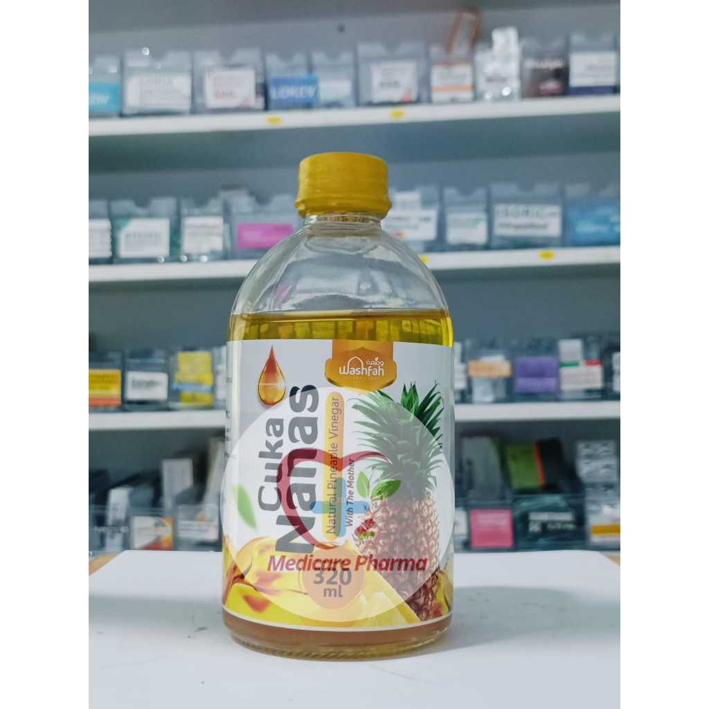 

Cuka Nanas Washfah Isi 320 ml Natural Pineaple Vinegar