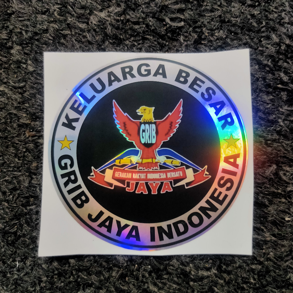 

STIKER KELUARGA BESAR GRIB JAYA HOLOGRAM / GRIB JAYA