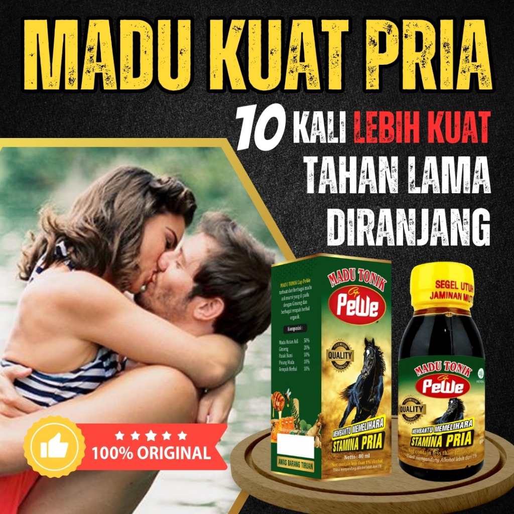 

Madu Tonik Pewe Asli Madukuat Herbal Stamina Maksimal Kuat Tahan Lama Pria Perkasa Di Ranjang 80ML