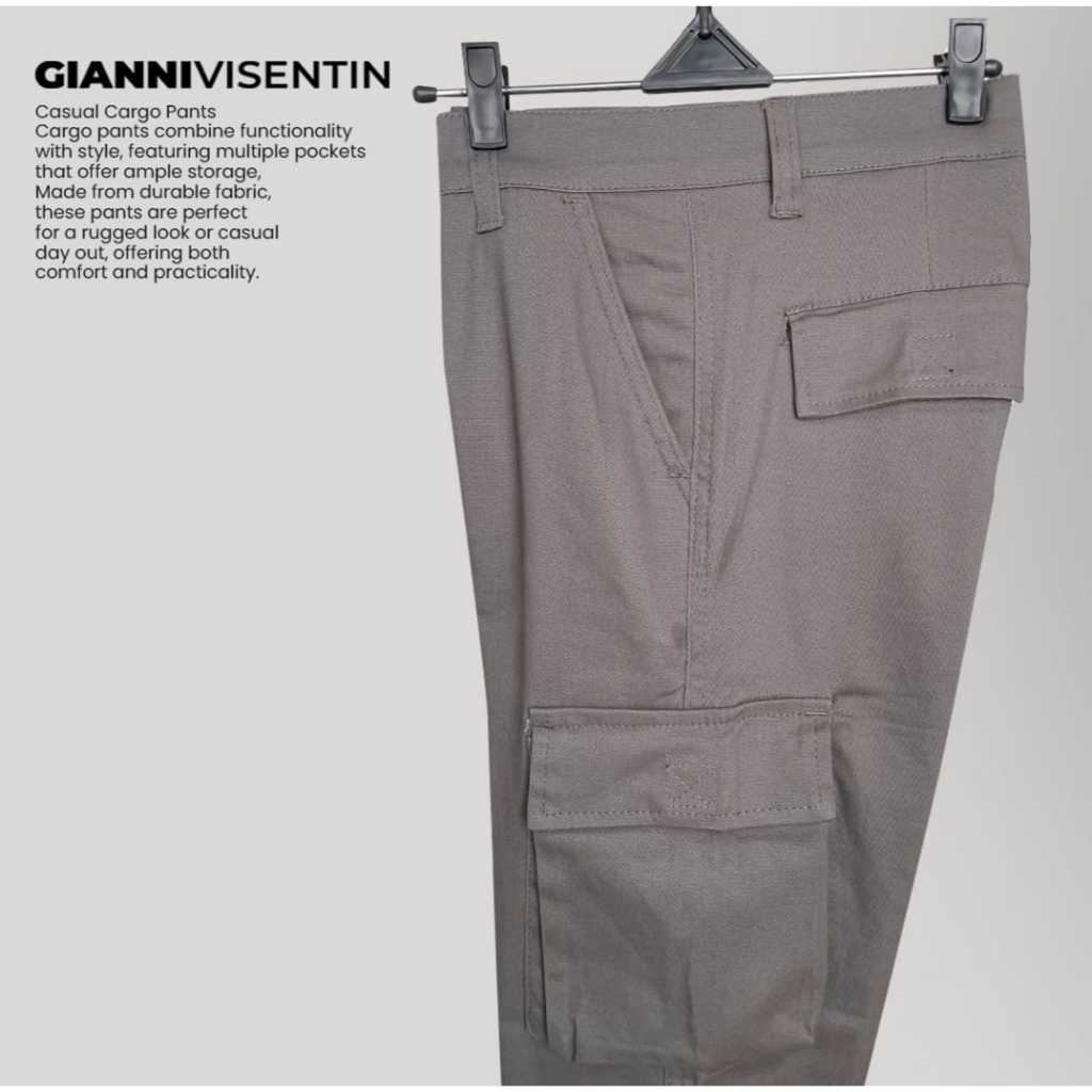 Gianni VISENTIN |Celana Cargo Casual