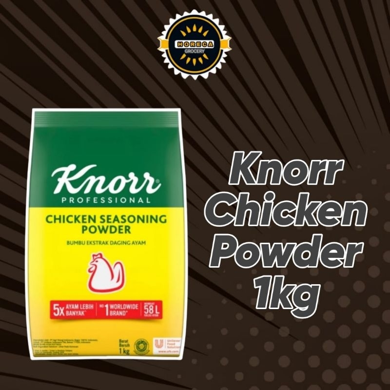 

KNORR PROFESSIONAL CHICKEN SEASONING POWDER 1Kg / Bumbu Ekstrak Daging Ayam