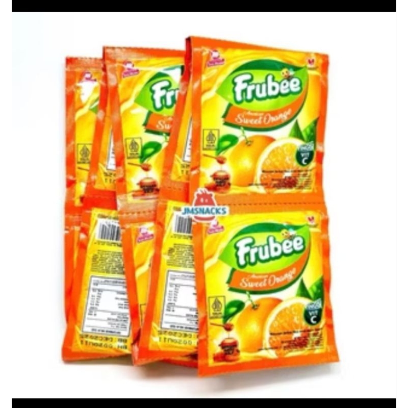 

Frubee sweet orange 1 renceng isi 10 sachet