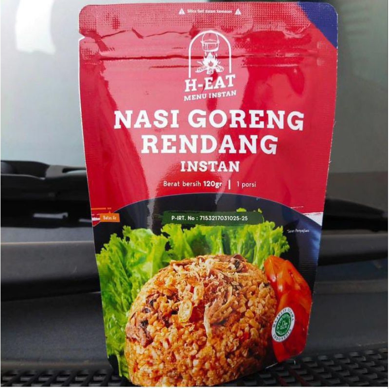 

H-eat nasi goreng instan nasi goreng kemasan nasi instan mendaki gunung traveling outdoor